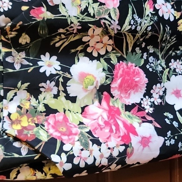 Bisou Bisou-Black print sleeveless sheer back size 12 NWT. - Picture 9 of 9